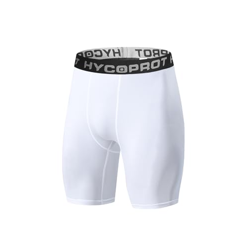 Hycoprot Herren Kompressionsshorts Schnelltrocknendes Baselayer Unterhose Kurz Laufunterw