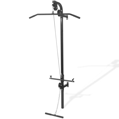 Vidaxl Wand Heimtrainer 2 Umlenkrollen Lat Zug Low