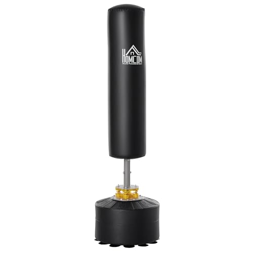 Homcom Standboxsack Stehend Freistehender Boxsack Mit Saugnapf Basis