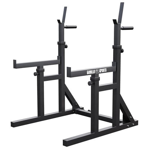 Gorilla Sports Squat Rack Mit Dip Station H