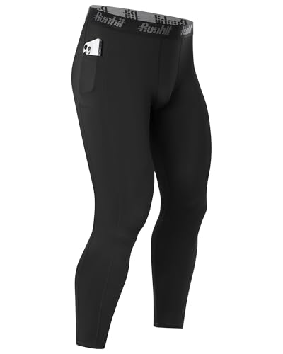 Runhit Kompressionshose Herren Lange Unterhosen Tights Sport Leggings