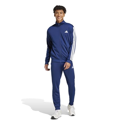 Adidas Herren Sportswear Basic 3 Stripes Tricot Tracksuit