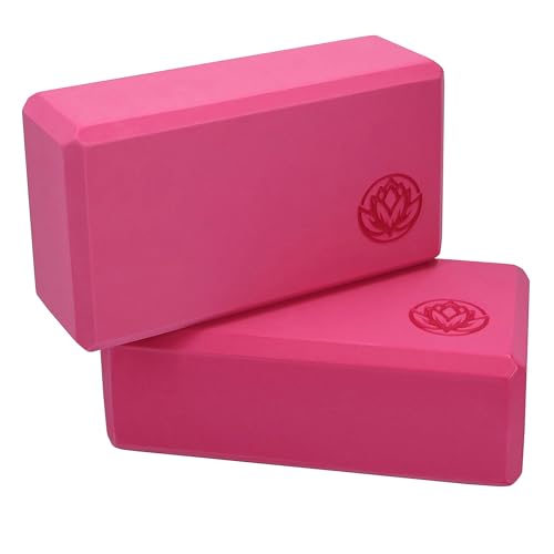 Yoga Block 2er Set Vonbueren Pink 22 X
