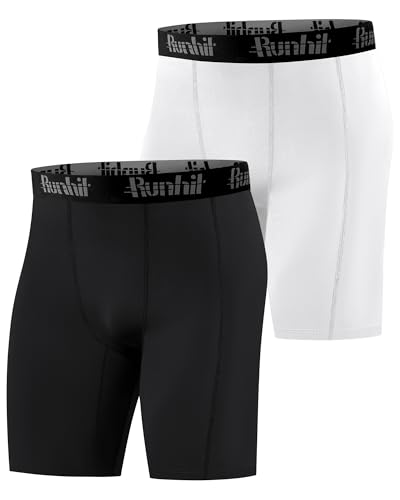 Runhit 1 Oder 2 Pack Herren Kompressionsshorts Base