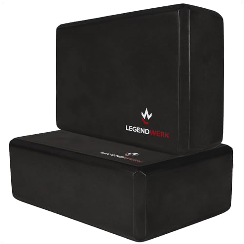 Legendwerk 2x Yoga Block Robust Und Rutschfest Yogaklotz