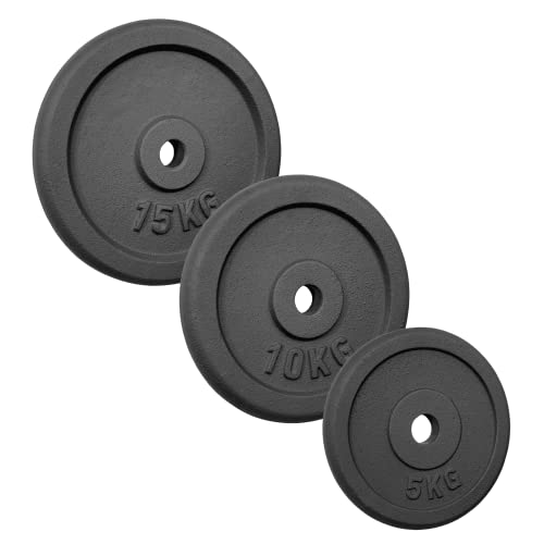 Power Xtreme Hantelscheiben Gewichtsscheiben Gusseisen 30 31 Mm