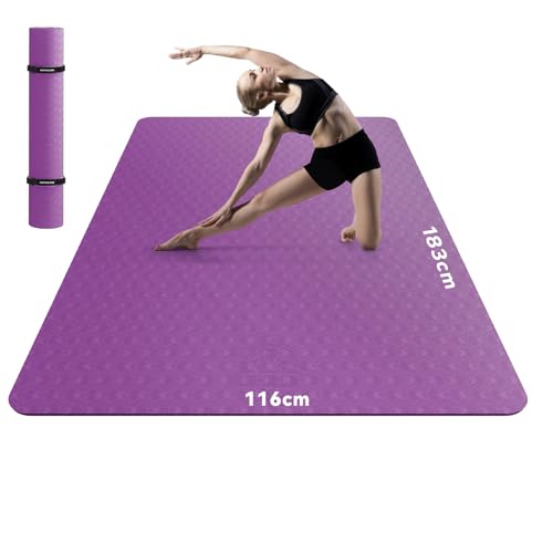 Hapbear Yogamatte Xxl Extra Gro Breit Yoga Matte