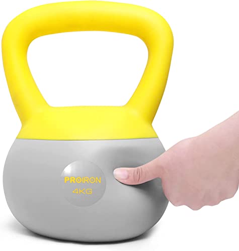 Proiron Weich Kettlebell Kugelhantel 4kg Starter Sets Freundlich