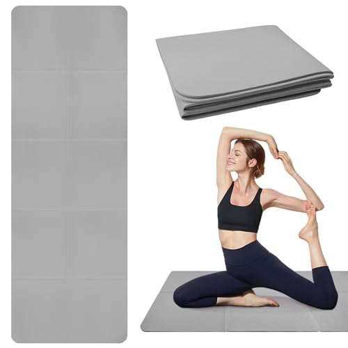 Faltbare Yogamatte Tragbare Fitnessmatte Reiseyogamatte Rutschfeste Sportmatte Aus