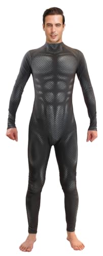 Easuit Herren Muskel Bodysuit Ganzk Rper Kompression Athletischer