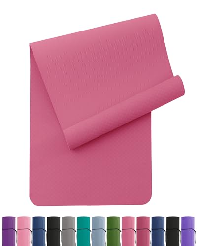 Yogamatte Rutschfest Und Umweltfreundliche Tpe Sportmatte Mit Tragegurt