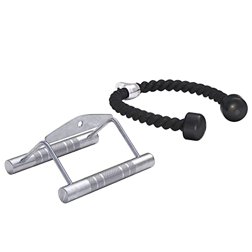 Gorilla Sports Rudergriff Trizepsseil Set Mit Ohne Drehgelenk