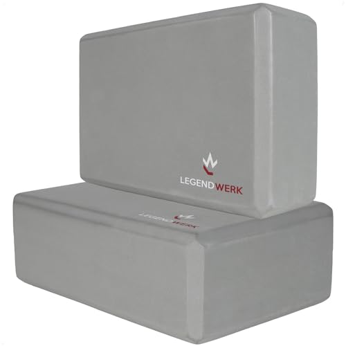 Legendwerk 2x Yoga Block Robust Und Rutschfest Yogaklotz
