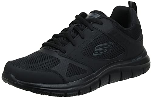 Skechers Herren Track Syntac Sneakers Sports Shoes Schwarz