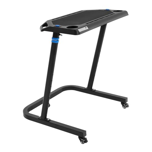 Dokiiovo Fahrradtisch H Henverstellbarer Rollentrainer Tisch Tragbarer Fahrrad