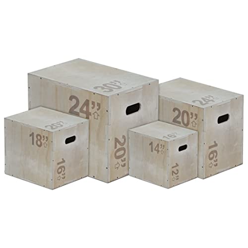 Plyometrische Sprungbox Holz Plyo Box Premium Exercise Step