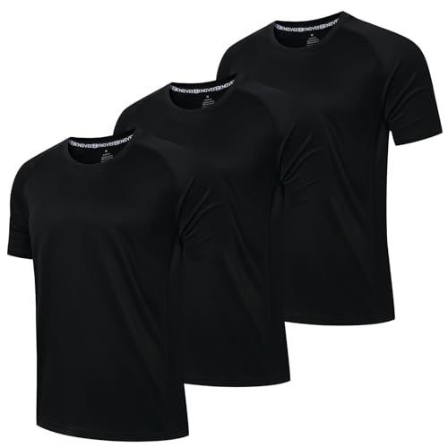 Luwell Pro 3er Pack Sport T Shirts Herren