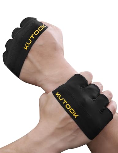 Kutook Fitnesshandschuhe Herren Kraftsport Krafttraining Handschuhe Damen Gym