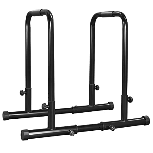 Yaheetech Dip Barren Fitness Dip Station Parallettes Gymnastik