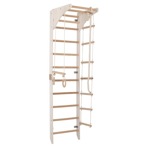 Rinagym Spr C White Sprossenwand Wei Holz Mit