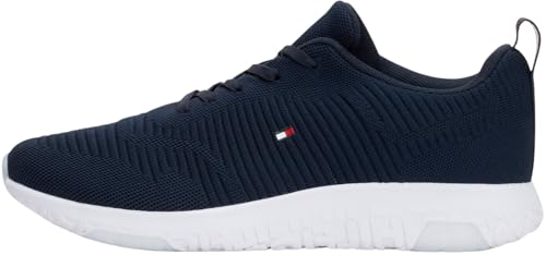 Tommy Hilfiger Herren Runner Sneaker Corporate Knit Rib