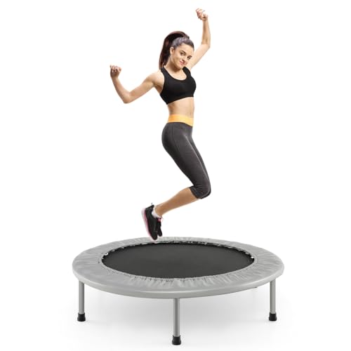 Costway 97cm Mini Trampolin Fitness Trampolin Faltbar Kindertrampolin