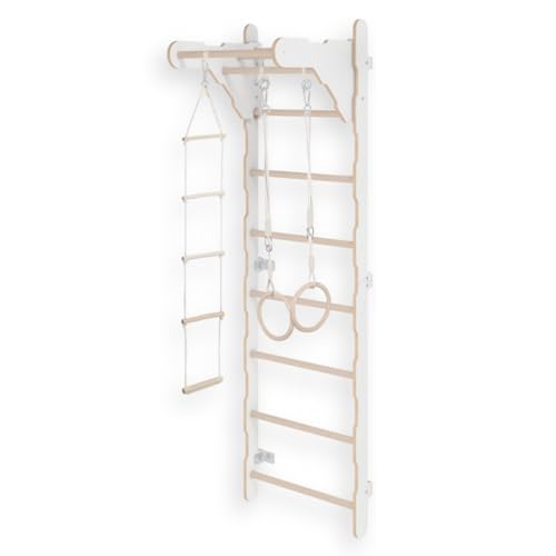 Mamoi Gymnastik Sprossenwand 210 Cm Wandmontierte Trainingsleiter Aus