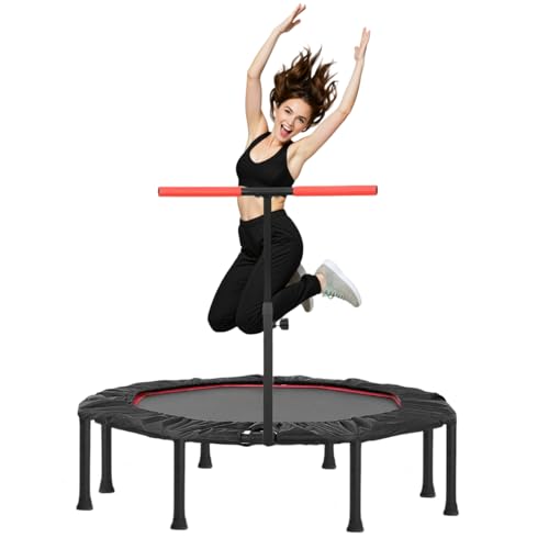Liferun Mini Trampolin Indoor Erwachsene 128cm Fitness Trampoline