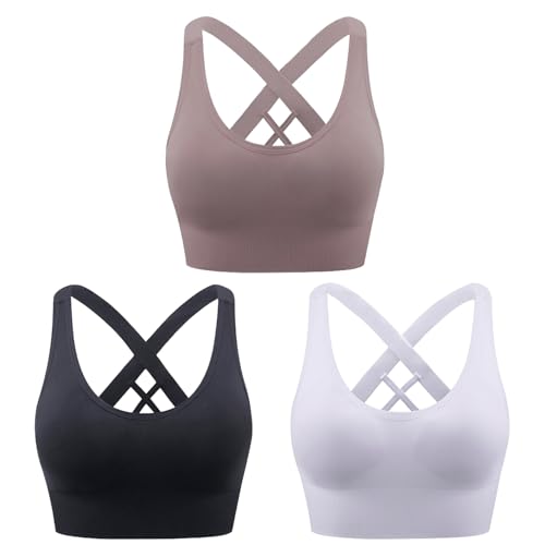 Heersan Sport Bh Damen Push Up Sport Bra