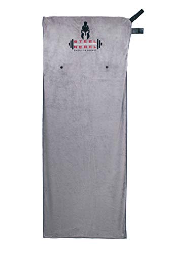 Steel Rebel Sporthandtuch Fitnesshandtuch 125cm X 50cm Aus