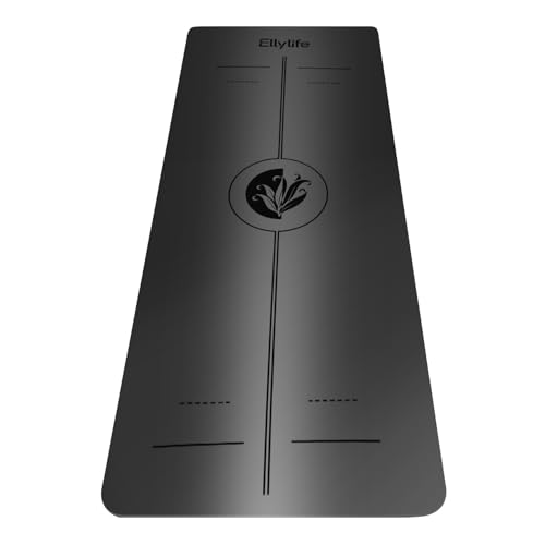 Ellylife Yogamatte Aus Eco Naturkautschuk Hautfreundliches Glanz Pu