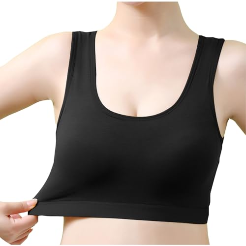 Kodmnsw Sport Bh Damen Baumwolle Ohne B Gel