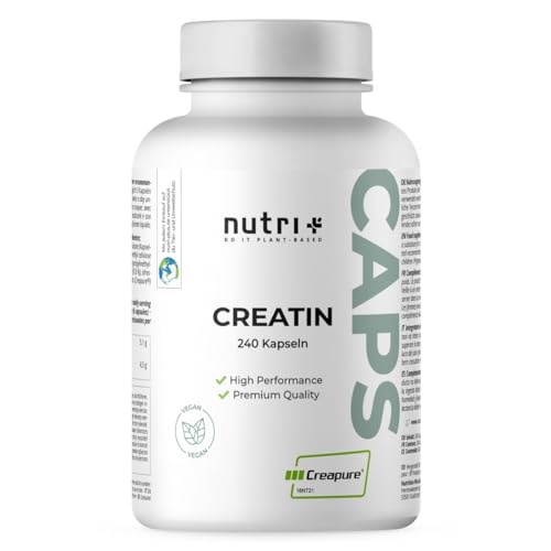 Nutri Creatin Creapure Kapseln Mit 850 Mg Creatinmonohydrat