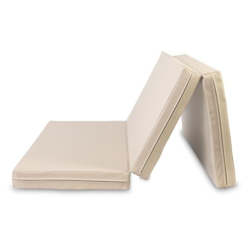 Jeflex Beige Klappbare Weichbodenmatte Turnmatte 150 X 100