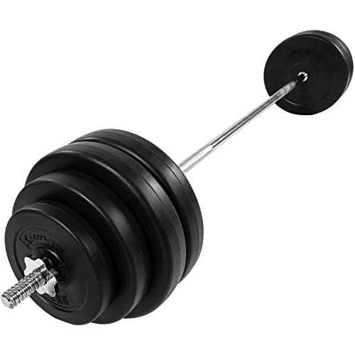 Movit Langhantel Set 60 5 Kg Stange Verchromt