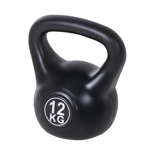 Homcom Kettlebell Kugelhantel 12 Kg Gewicht Hantel Mit