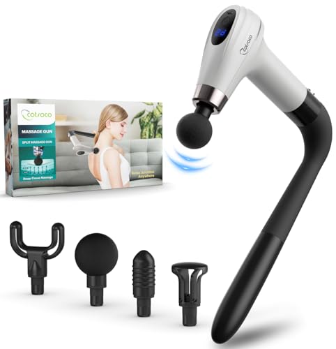 Cotsoco Massagepistole Mit Verbessertem Verl Ngerungsgriff Percussion Tiefenmassageger