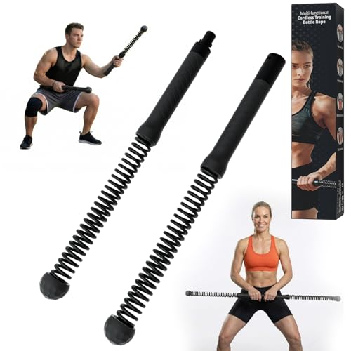 Flexella Tragbare Seillose Kampfseile Hiit Low Impact Cardio