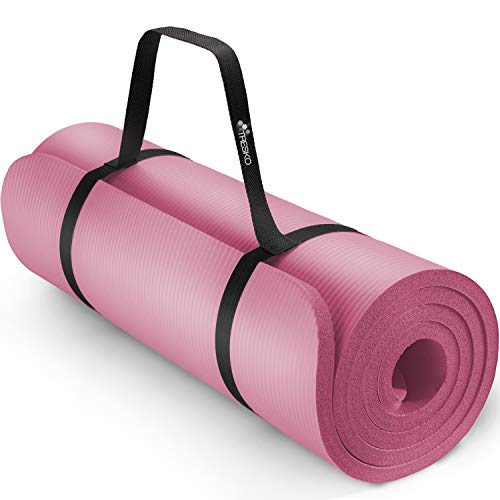 Tresko Yogamatte Phthalatfrei Gymnastikmatte Rutschfest Pilatesmatte Fitnessmatte Mit