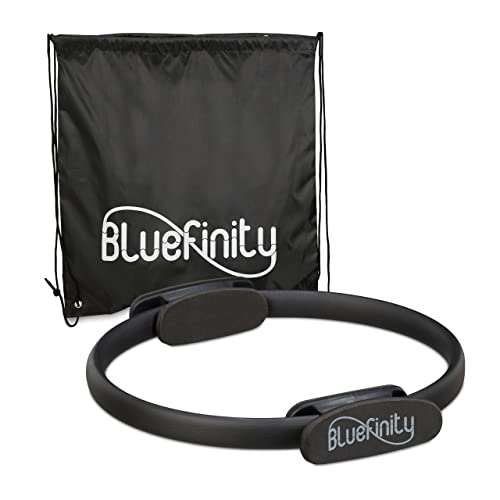 Bluefinity Pilates Ring Mit Bungen Doppelgriff Gepolstert Widerstandsring