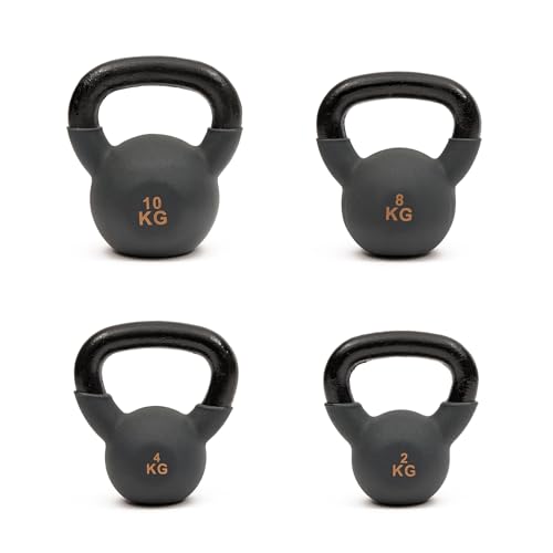 Kettlebell Robuster Gusseisen Kettlebell Mit Neoprenbeschichtung Farbcodiert