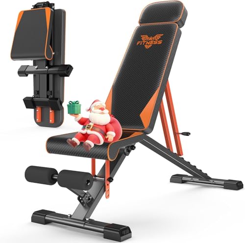 Dskeuzeew Hantelbank Verstellbare Multifunktions Trainingsbank Schr Gbank Klappbar