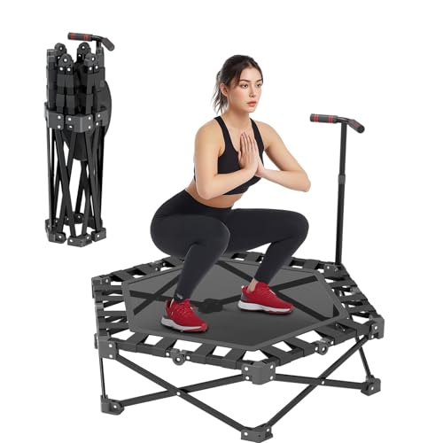 Rdtok Fitness Trampolin Klappbar Mini Trampolin Indoor 106cm