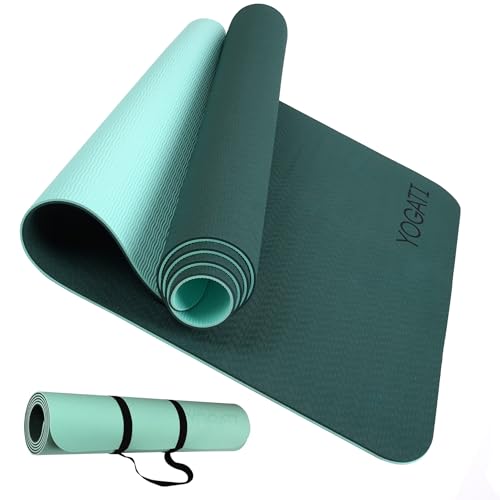 Yogati Sportmatte Fitnessmatte Rutschfest Mit Tragegurt Gymnastikmatte F