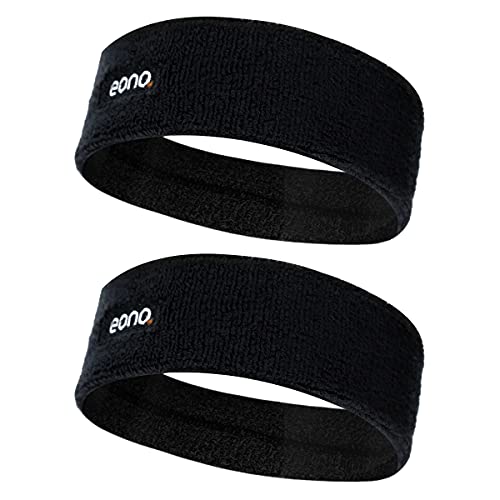 Eono Elastic Sports Stirnband 2pack Unisex High Absorption