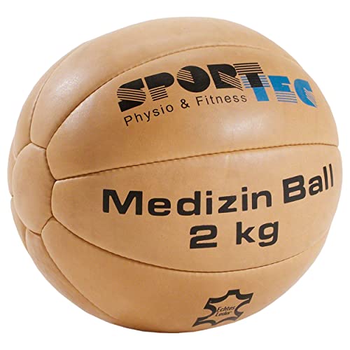Medizinball Aus Leder 23 Cm 2 Kg