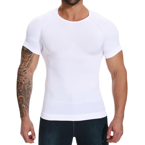 Kitfore Shapewear Herren Seamless Kompressions Shirt Elastische Figurformende