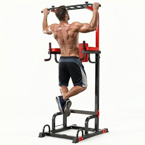 Power Tower Dip Station Klimmzugstangefreistehend Multifunktion F R