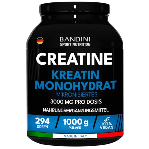 Bandini Creatin Monohydrat Pulver 1kg 1000 G 294