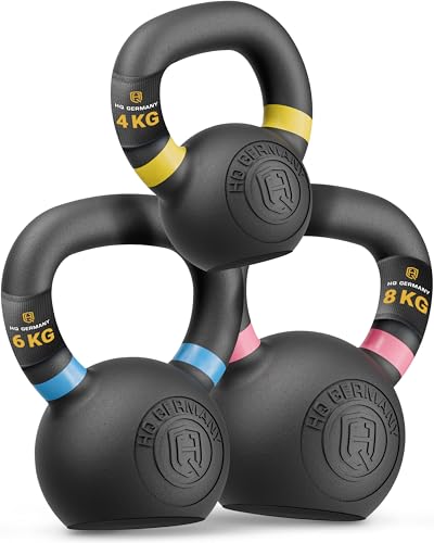 Hq Germany Powdercoat Kettlebell Vollguss 2 32kg Starter